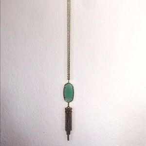 Mint Long Kendra Scott Necklace